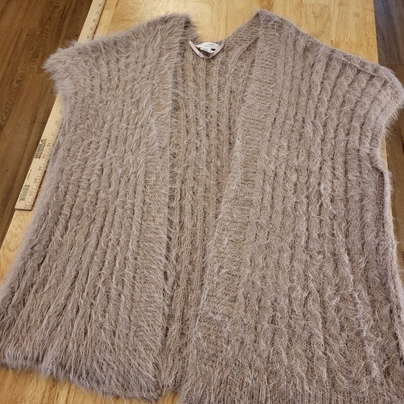 LC Lauren Conrad Sweaters - Lauren Conrad Pink Balletcore Fuzzy Sleeveless Cardigan 1 Size
